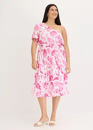 One shoulder jurk van gestructureerde viscose, bonprix