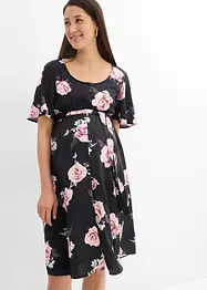 Zwangerschapsjurk/voedingsjurk van geweven viscose, bonprix