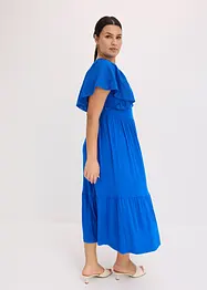 Jersey jurk met broderie anglaise van een zachte viscosemix, bonprix