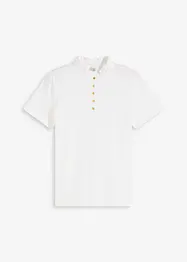 Katoenen shirt met ruches, bonprix
