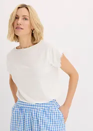 Shirt met crochet-kant, bonprix