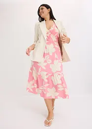 Jurk met spaghettibandjes van soepele viscose, bonprix