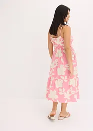 Jurk met spaghettibandjes van soepele viscose, bonprix