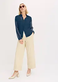 Transparante blouse met structuur, bonprix