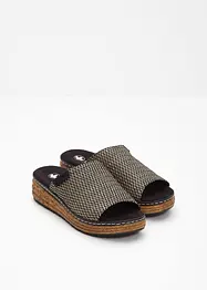 Rieker slippers met sleehak, Rieker