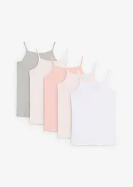 Hemd (set van 5) met zacht katoen, bonprix