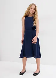 Feestelijke meisjes jurk met bloemapplicatie, bonprix
