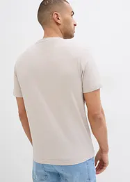 T-shirt met V-hals (set van 3), bonprix