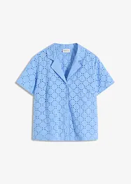 Blouse met broderie anglaise, bonprix