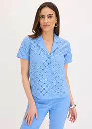 Blouse met broderie anglaise, bonprix