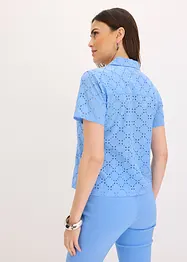 Blouse met broderie anglaise, bonprix
