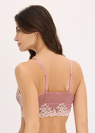 Bralette met gerecycled materiaal, zonder beugels, bonprix