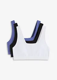 Bralette met biologisch katoen (set van 3), bonprix