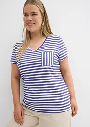 T-shirt, gestreept, bonprix