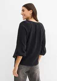 Oversized blouse van mousseline, bonprix