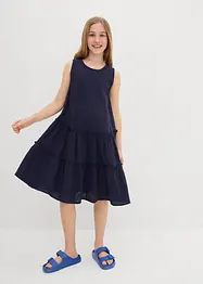Meisjes midi jurk van mousseline, bonprix
