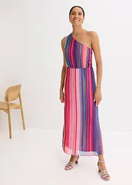 One shoulder jurk van softe mesh, bonprix