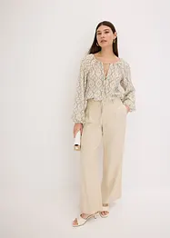 Gedessineerde tuniekblouse van een fijne viscosemix, bonprix