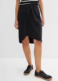Jersey rok gemaakt van een vloeiende viscosemix, bonprix