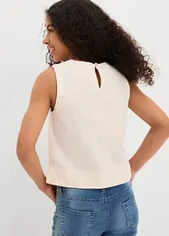 Blousetop van linnenmix, bonprix
