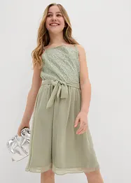 Chiffonjurk met pailletten, bonprix