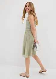 Chiffonjurk met pailletten, bonprix