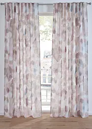 Gordijn van gerecycled polyester met print (1 stuk), bonprix
