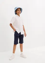 Instapshort van een luchtige linnenmix, regular fit, bonprix