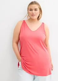 Longtop van viscose-linnen-mix, bonprix