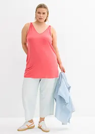 Longtop van viscose-linnen-mix, bonprix