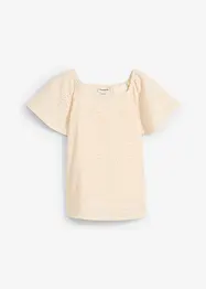 Shirt met broderie anglaise, bonprix