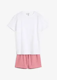 Shortama (2-dlg. set) van mousseline, bonprix
