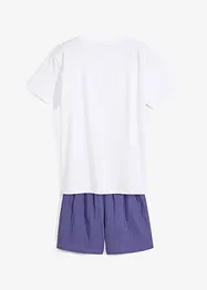 Shortama (2-dlg. set) van mousseline, bonprix