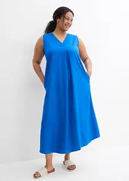 Jurk met spaghettibandjes van soepele viscose, bonprix