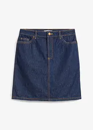 Spijkerrok mid waist, low stretch, bonprix