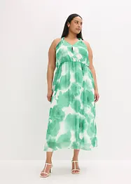Chiffon jurk met bandjes en decoratieve accessoires, bonprix
