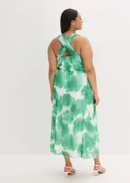 Chiffon jurk met bandjes en decoratieve accessoires, bonprix