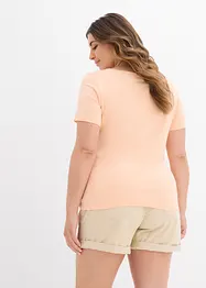 T-shirt van soepele viscose (set van 2), bonprix