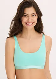 Bralette met biologisch katoen (set van 2), bonprix