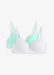 Push up bh zonder beugels met katoen (set van 2), bonprix