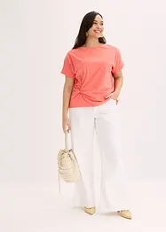 T-shirt met een knoopdetail, bonprix