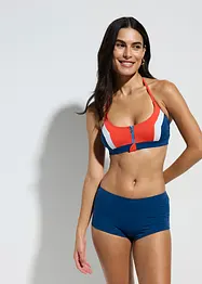 Halter bikini met ritssluiting (2-dlg. set), bonprix