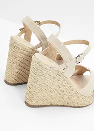 Sandaletten met sleehak, bonprix