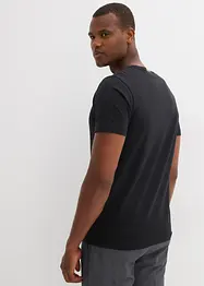 T-shirt met V-hals (set van 5), bonprix