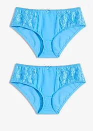 Maxislip met fijne kant (set van 2), bonprix