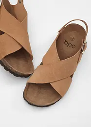 Leren sandalen, bonprix