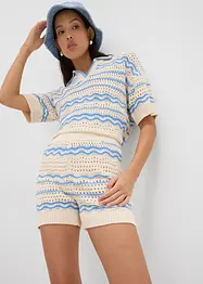 Short van een luchtige katoen-linnenmix, bonprix