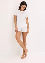 Shortama van Ppointelle jersey, bonprix