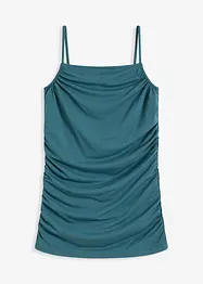 Spaghetti top met plooitjes, bonprix