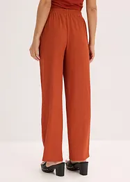 Jersey broek van crèpe, bonprix